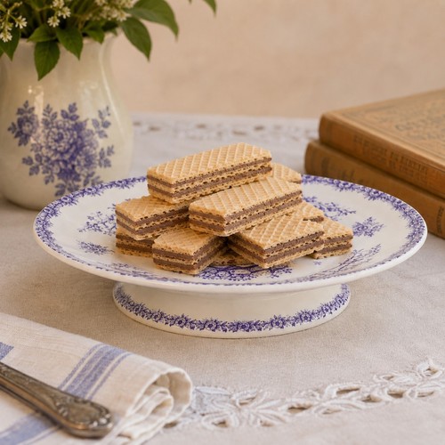 Ancienne assiette montée - , sur