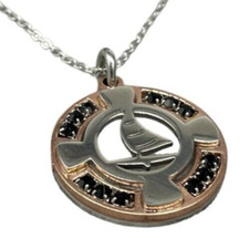 Collier homme femme voilier - femme,