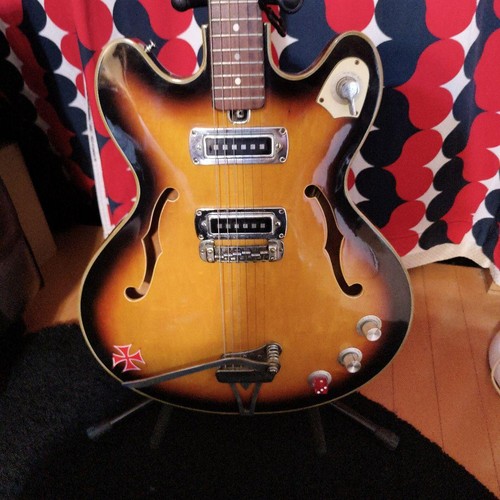 Guitare électrique teisco del - guitare,