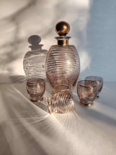 Carafe art déco verre - carafe,