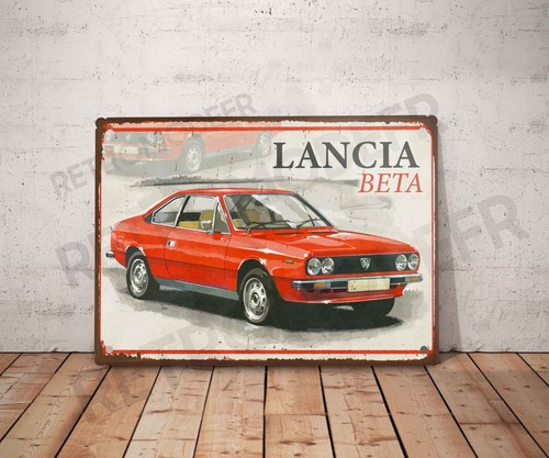 Plaque métal vintage - , lancia