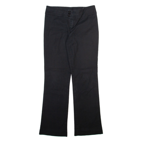 Pantalon femme noir regular - pantalon,