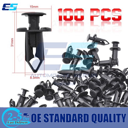 100 clips for honda push - 100, pin