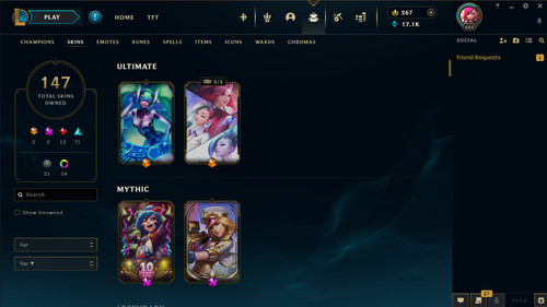 Compte lol euw lvl 605 - lol✅euw,