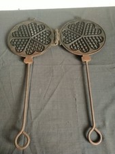 Ancien gaufrier fonte - ancien,
