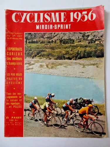 Cyclisme 1956 miroir sprint - cyclisme,
