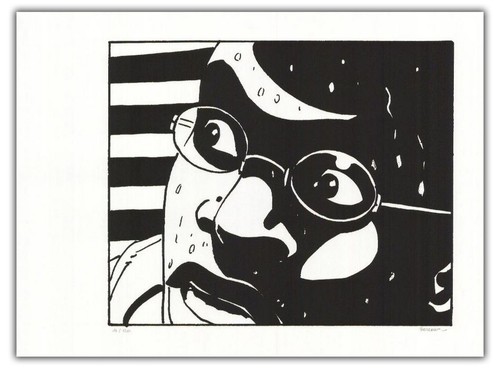 Affiche serigraphie berthet - affiche,