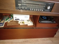 Meuble vintage tourne disque - tourne,