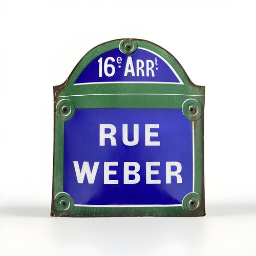 Plaque rue ancienne paris - rue,