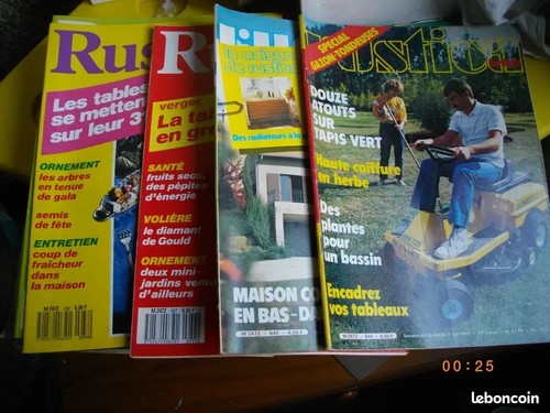 Anciens magazines rustica - anciens,