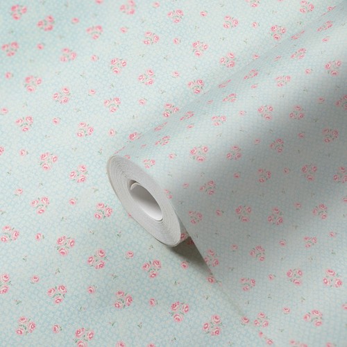 Papier peint floral - peint, en