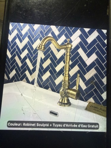 Robinet lavabo laiton - lavabo,
