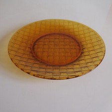 Assiette plate ronde verre