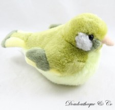 Peluche sonore oiseau K&M Wild Republic siffleur vert 13 cm Neuf (MO6900)