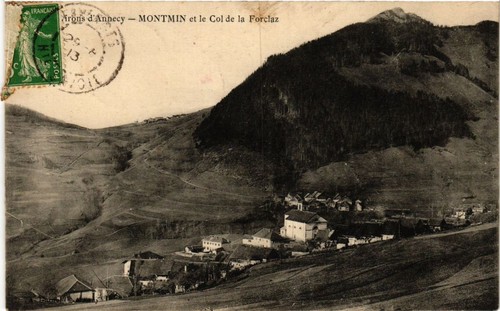Cpa env annecy montmin et - env., d'annecy
