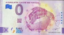 BILLET 0 EURO A CUPULATTA LE CITE DES TORTUES CORSE FRANCE   2022 NUMERO 300