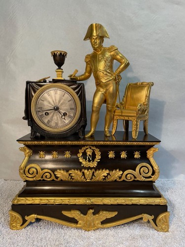 Pendule bronze napoleon - pendule,