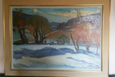 Enorme tableau hst huile sur
