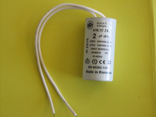 Condensateur moteur - , de