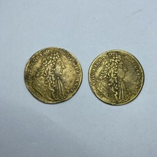 2 Jetons Laiton « EX LILIO LILIA » LOUIS XIV LE GRAND ROY DE FRANCE 1682 Pièces