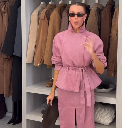 Zara veste courte lilas - veste,