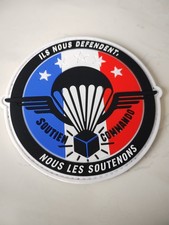 Écusson Soutiens Commandos Parachutistes Pvc