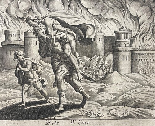 énée fuyant troie - Énée,