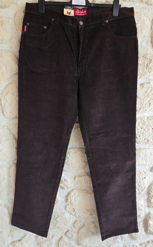 Pantalon velours marron - velours,