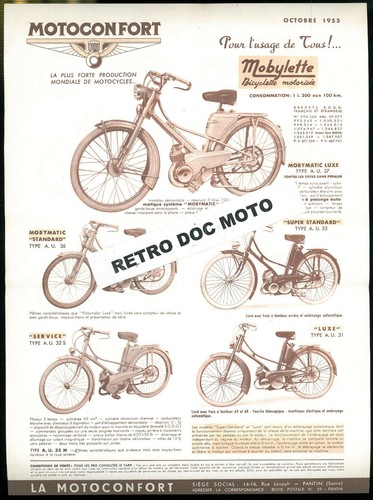 Affichette motoconfort x - motoconfort,