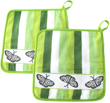 2X Gants De Cuisine Papillons