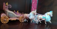 Calèche Crystal + 4 Chevaux Barbie Mattel Vintage 2004