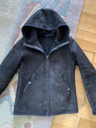 Veste cuir chaude - en, vintage