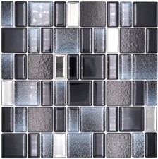 Carrelage Mosaïque Verre Noir