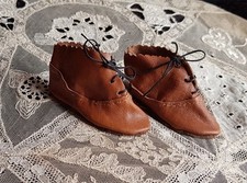 Jolies chaussures cuir poupée - chaussures,