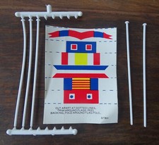 x5 drapeaux autocollants pour