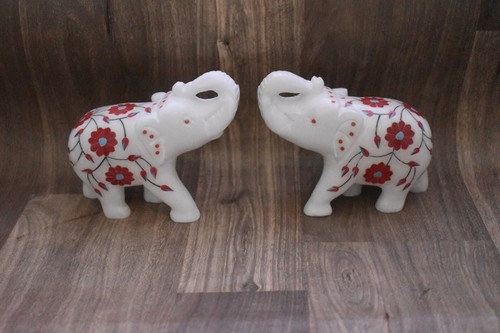 Paire éléphants malle - d'éléphants,