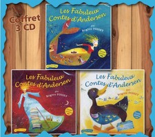 Brigitte Fossey Les Fabuleux Contes D'Andersen Vol Jaune + Bleu + Rouge (CD)