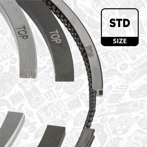 Jeu segments pistons - de,