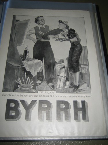 Publicité ancienne byrrh - publicité,