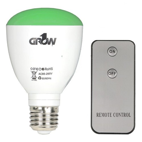 Grow1 green led light bulb - bulb, w/