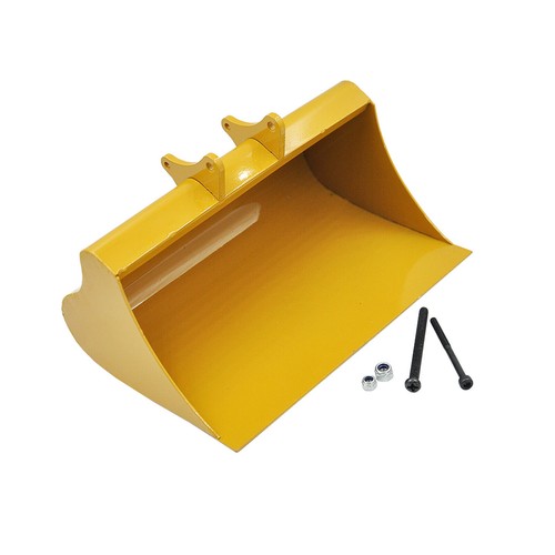 Cnc metal wide digging bucket - metal,