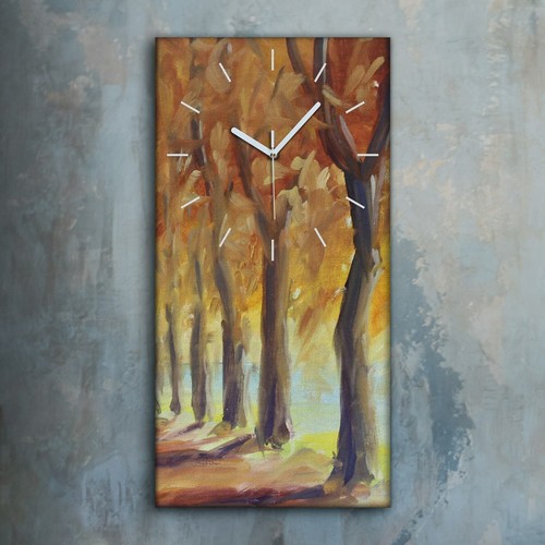 Horloge murale sur toile - , 30x60