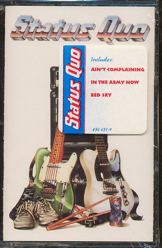 Status quo cassette - quo, (cutout)