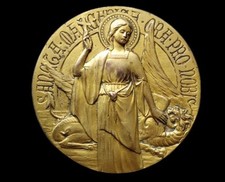 Énorme Médaille Sainte Catherine 