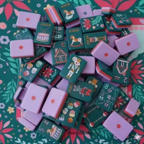 American mahjong tiles - american, set