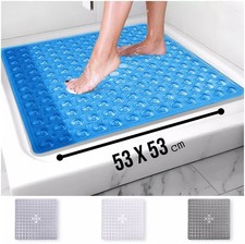 Tapis de Bain Antidérapant Grand Tapis de Douche Anti-Moisissure Caoutchouc Forte Aspiration Baignoire Tapis