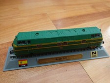 Del Prado N Guage 1/160 - Renfe 340 Espagne Locomotive Train Sur Support
