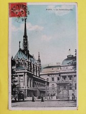 cpa PARIS Écrite en 1909 G. HOUDELIN Serrurier à VINCENNES La Sainte Chapelle