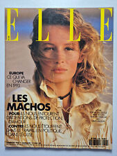 Magazine mode fashion ELLE french #2249 13 fevrier 1989 Estelle Lefebure