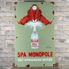 Plaque émaillée SPA MONOPOLE